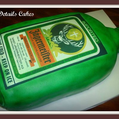 Bottle Groom's Cake