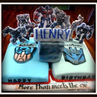 Transformers Cake