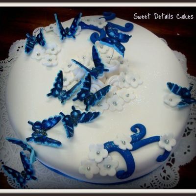 Royal Blue Butterflies