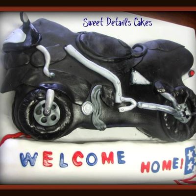 Motorcycle Cake