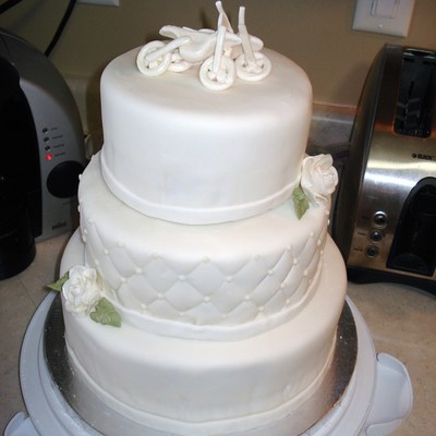 Dirt Bike Wedding Cake