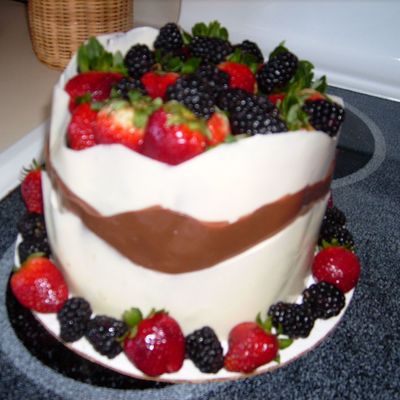 Chocolate Wraps And Berries