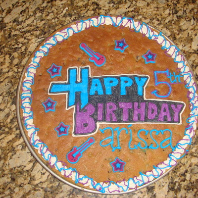 Hannah Montana Cookie Cake