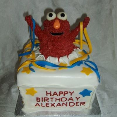 Elmo Cake