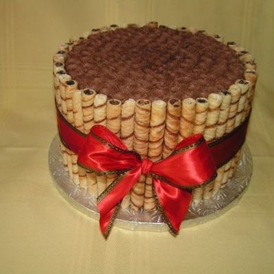 Pirouline Cake