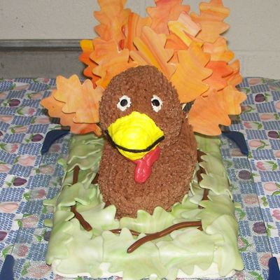 3D Turkey Cake