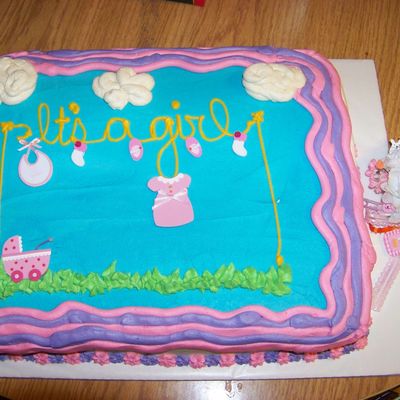 Clothes Line Baby Shower