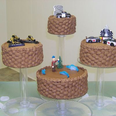 Basketweave Groom's Cake