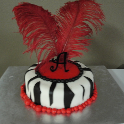 Red White And Black Zebra