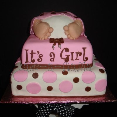 Baby Bootie Cake