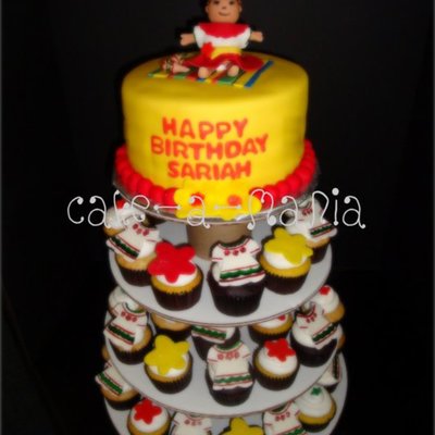 Fiesta Birthday Cake