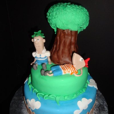Phenes And Ferb Cake