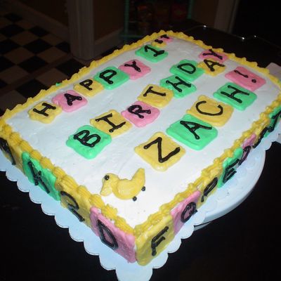 Baby Block Cake