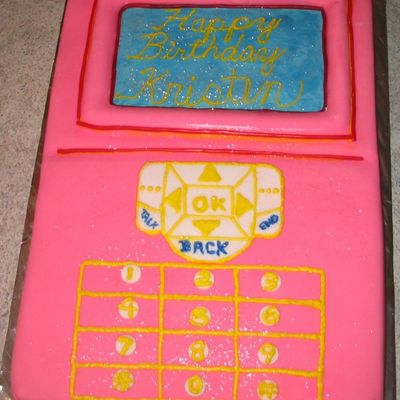 Cell Phone Cake