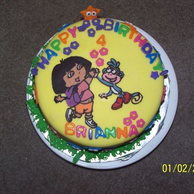 Dora The Explorer Cake- View 1