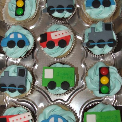 Transportation Cupcakes