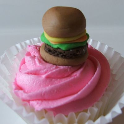 Hamburger Cupcake