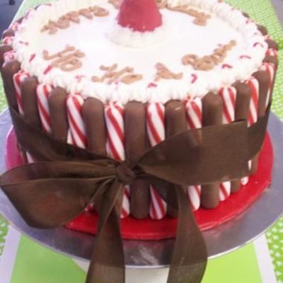 Christmas Birthday Cake