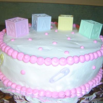 Baby Block Cake