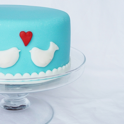 Love Birds Cake