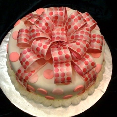 Pink Polka Dot Cake