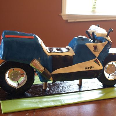 Motorcycle Cake