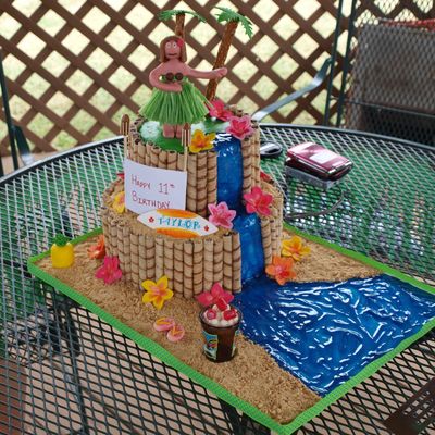 Luau Cake