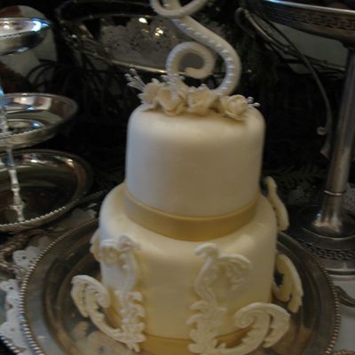 Ivory Wedding Cake