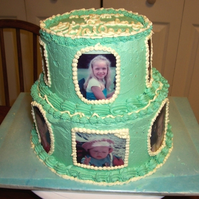 10Th Birthday Photo Cake