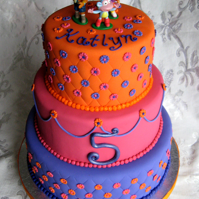 Dora Tiered Birthday Cake