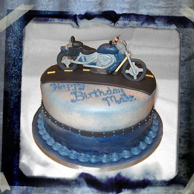 Honda Shadow Motorcycle Cake