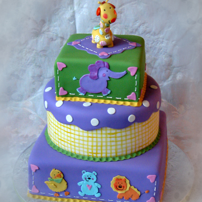 Nursery Friends Baby Shower Cake