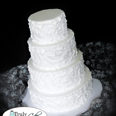 Homestyle Iced Wedding Cake.