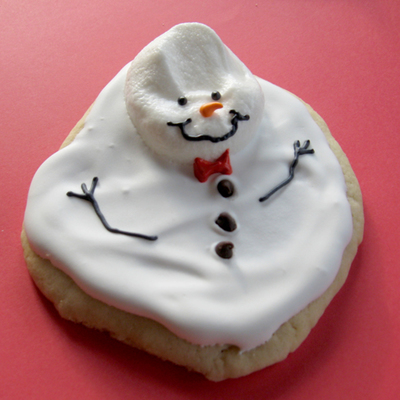 Melted Snowman Cookies And Tutorial