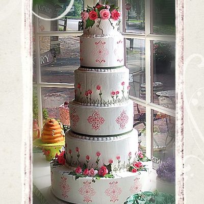 Variation Of A Buddy Valestro Cake For Display In The Bakery