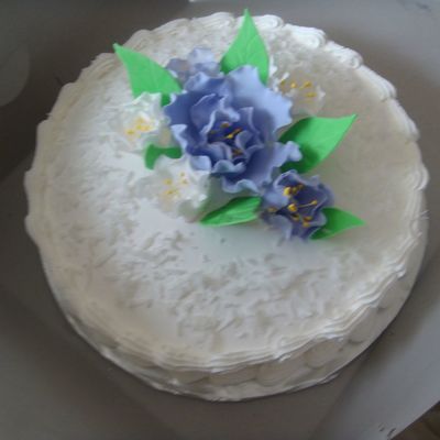 Purple Flower Cake