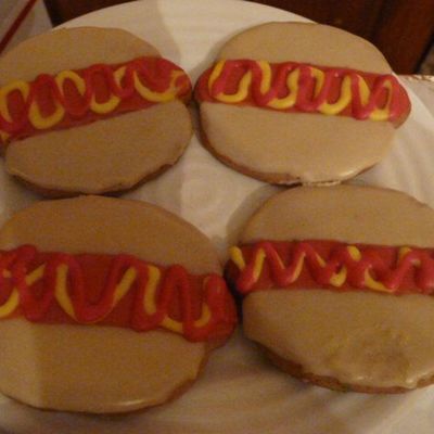 Hot Dog Cookies