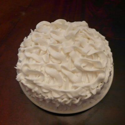 Ruffly White Cake