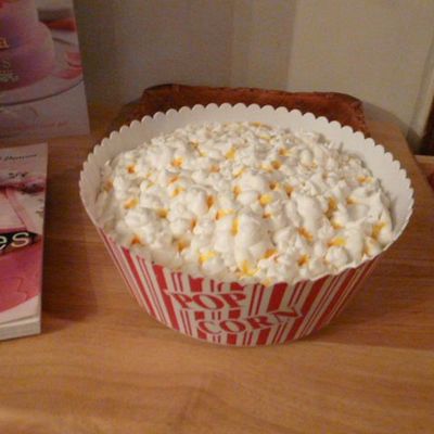 Bowl Of Popcorn Cake