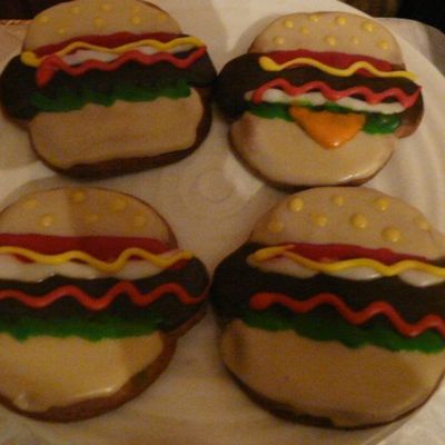 Hamburger Cookies