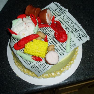 Crawfish Boil Cake