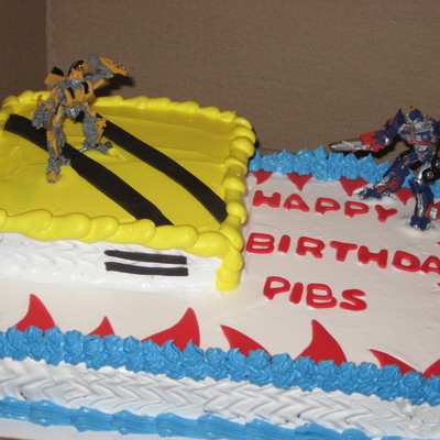 Transformers Cake