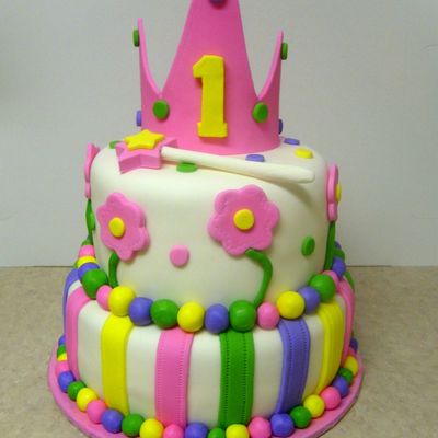 1St Birthday Princess Cake!