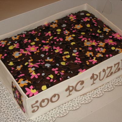 Jigsaw Puzzle Cake