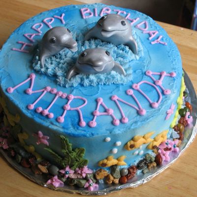 Miranda's Dolphin Cake
