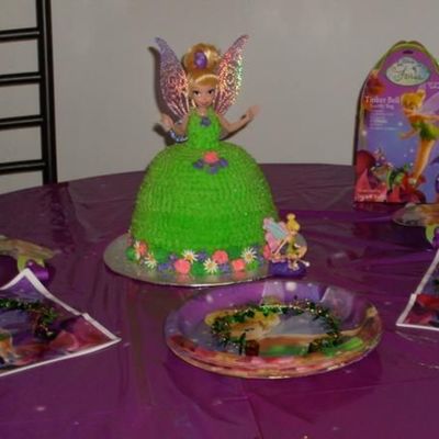 Tinkerbell Doll Cake