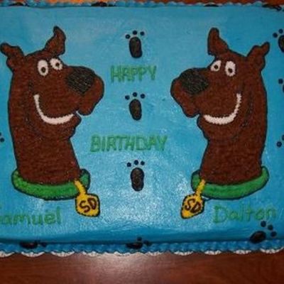 Scooby Cake For Twins