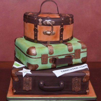 Suitcase Cake