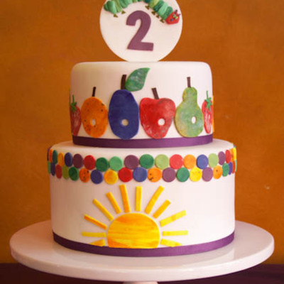 Very Hungry Caterpillar Cake