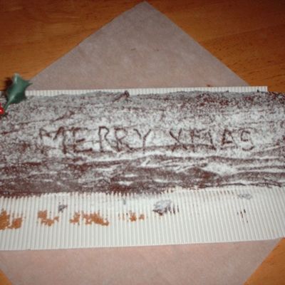 My First Christmas Log